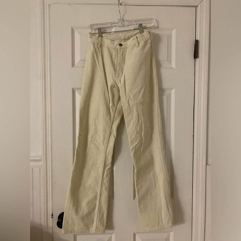 Brandy Melville Corduroy Pants cream